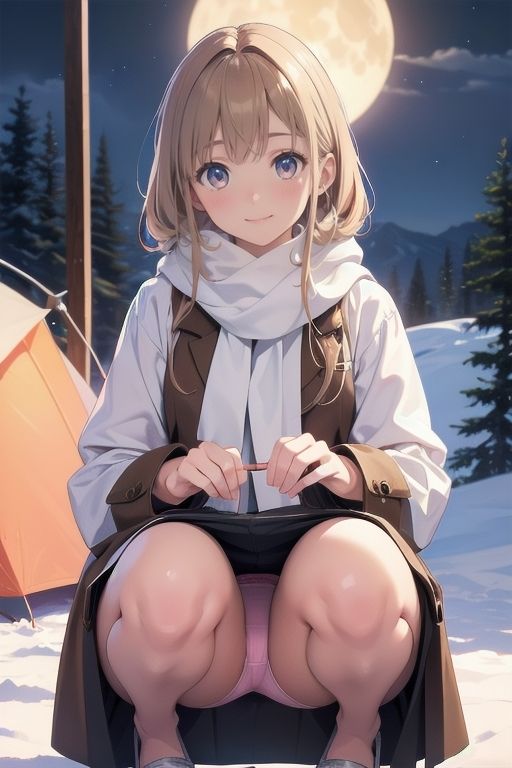 サンプル画像1:しゃがみパンチラ パンツ見せてくれる都合のいいメスブタ(えちねこ) [d_385261]