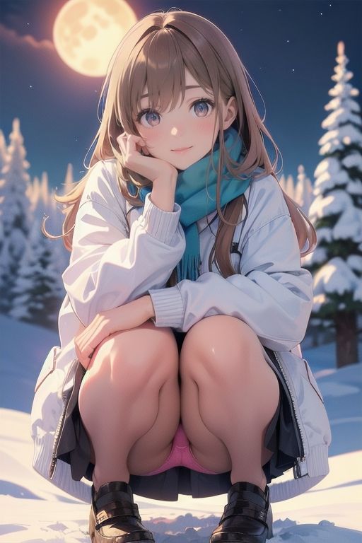 サンプル画像6:しゃがみパンチラ パンツ見せてくれる都合のいいメスブタ(えちねこ) [d_385261]