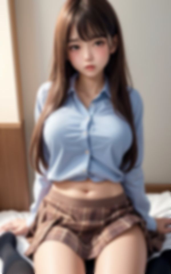 サンプル画像4:淫らなポーズで金持ちパパにアピールするHな女子学生図鑑(あゆみAI) [d_385322]