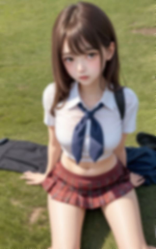 サンプル画像6:淫らなポーズで金持ちパパにアピールするHな女子学生図鑑(あゆみAI) [d_385322]