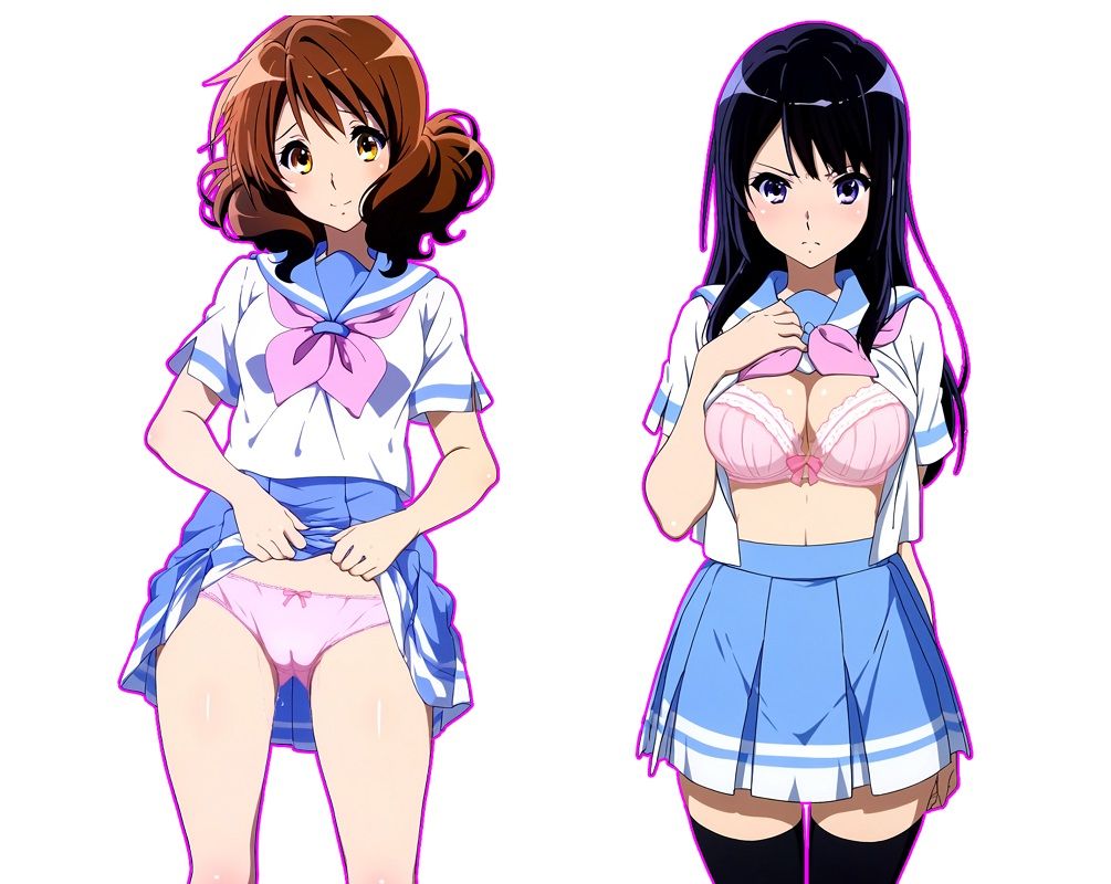 サンプル画像1:響け！ユーフォニ〇ム 高坂〇奈＆黄前久〇子 エロCG集(ぽよぽよ日和) [d_385350]