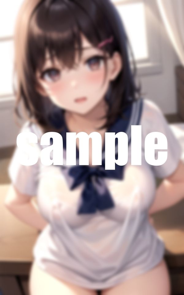 サンプル画像5:あの夏は、淡く輝いていた。(淫夢生成器) [d_385394]