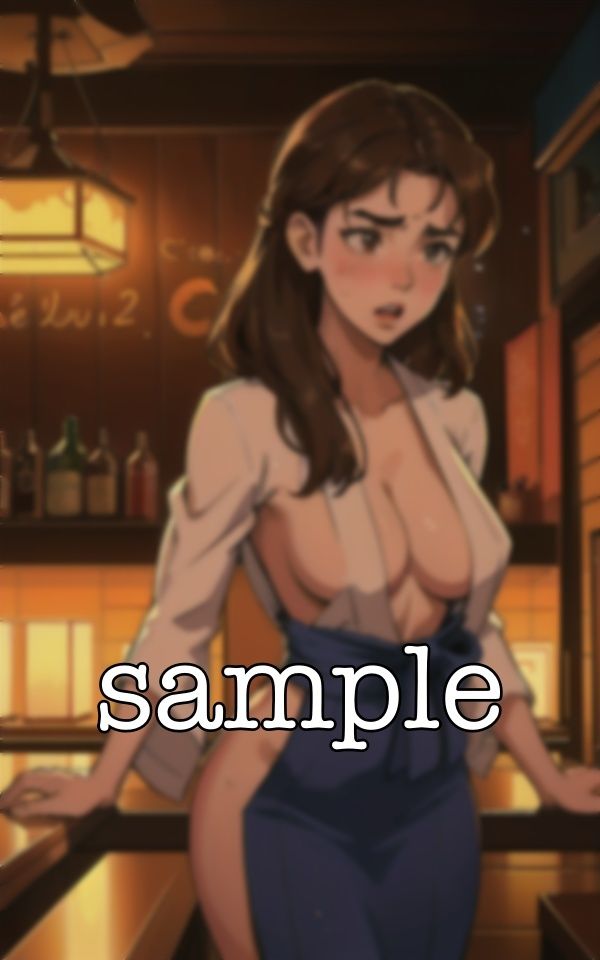 サンプル画像2:借金返済！バーに乗り込んできた借金取りに全裸で涙の対応・・・えろすぎボディをご堪能あれ！(突撃汁男) [d_385452]