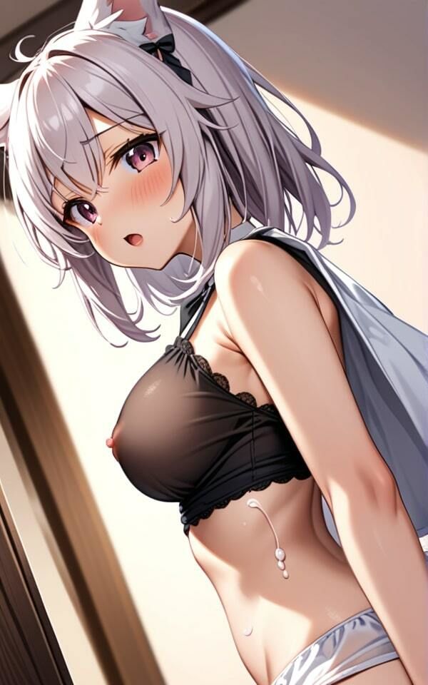 サンプル画像1:かわいい猫耳娘！ 御主人様、ずっと見るなヨ！(青空と青春) [d_385467]