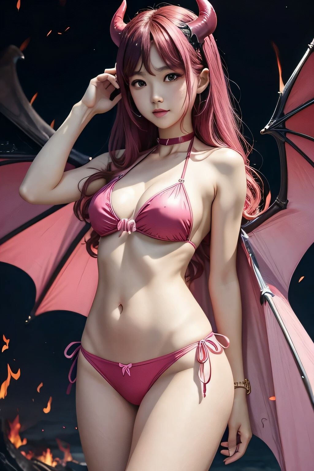 サンプル画像2:脱衣 天使と悪魔(KOC) [d_385473]