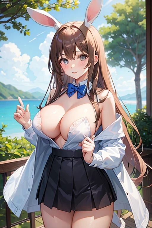 サンプル画像1:巨乳のバニーガール(色気の垂れ流し) [d_385487]