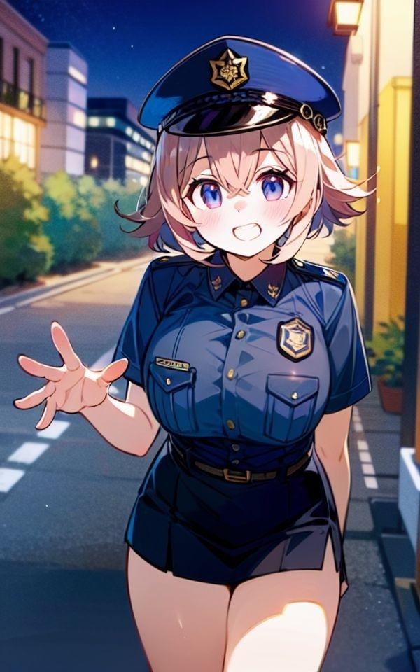サンプル画像2:おちんぽ警察出動！こんなにおっきいの違反だぞっ！小さくしてアゲルね。(みっくすゼリー) [d_385558]