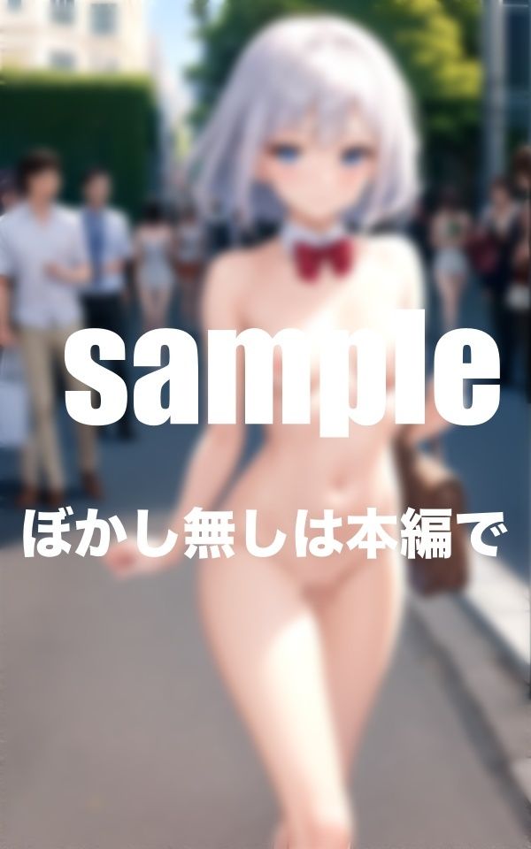 サンプル画像6:初々しい清楚系美少女の露出通学(A-idol) [d_385579]