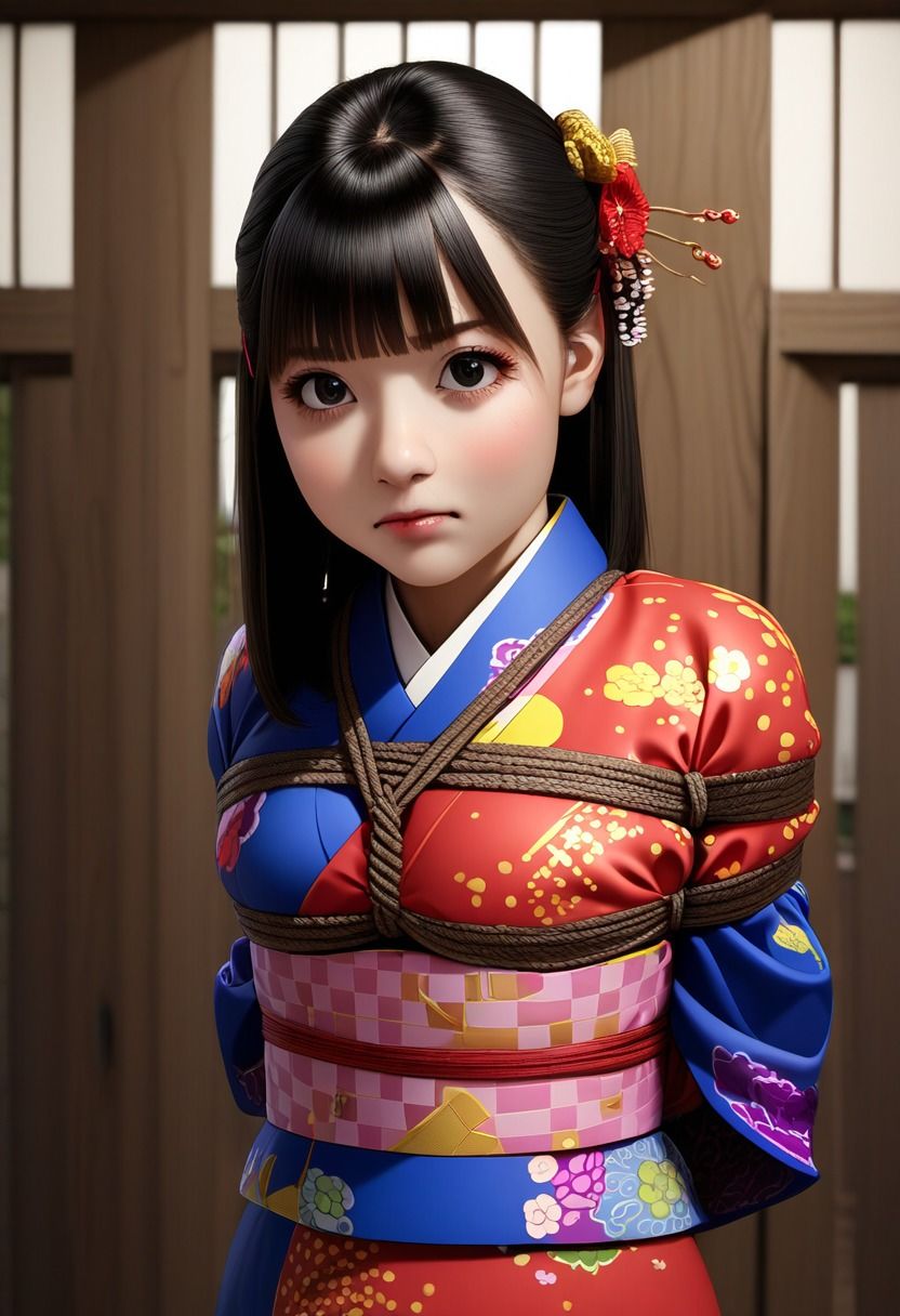 サンプル画像1:今日もまた縛られちゃいました〜和装編〜(くろねこ倶楽部) [d_385612]