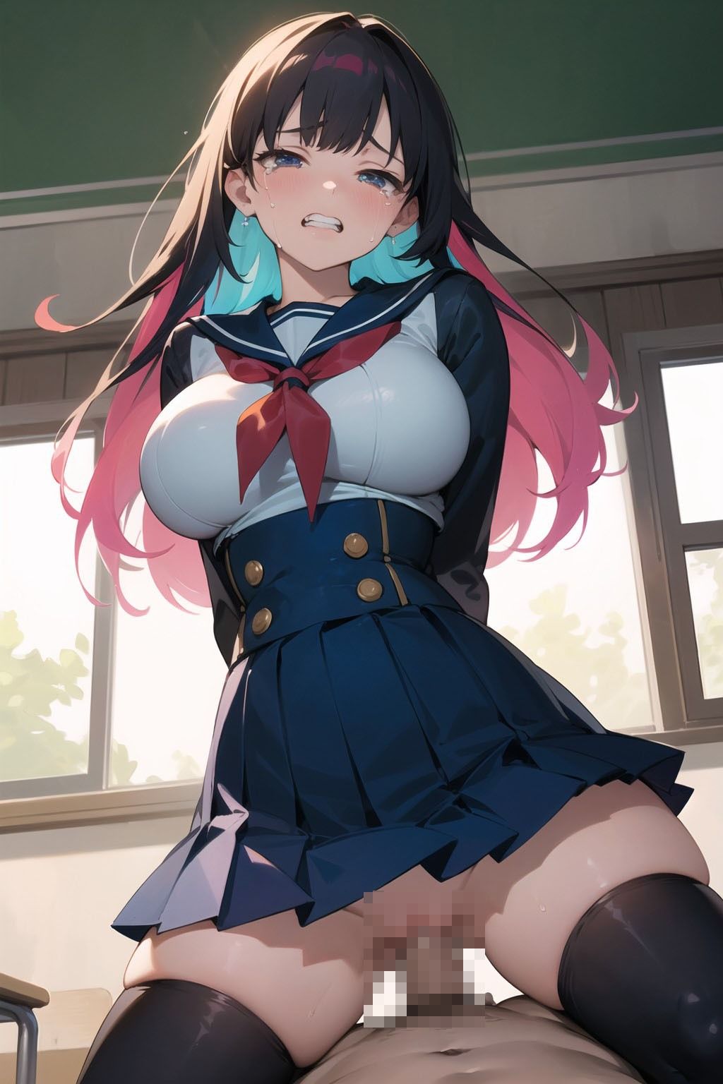 サンプル画像4:生意気JKおしおきin放課後3(BOX-E) [d_385641]