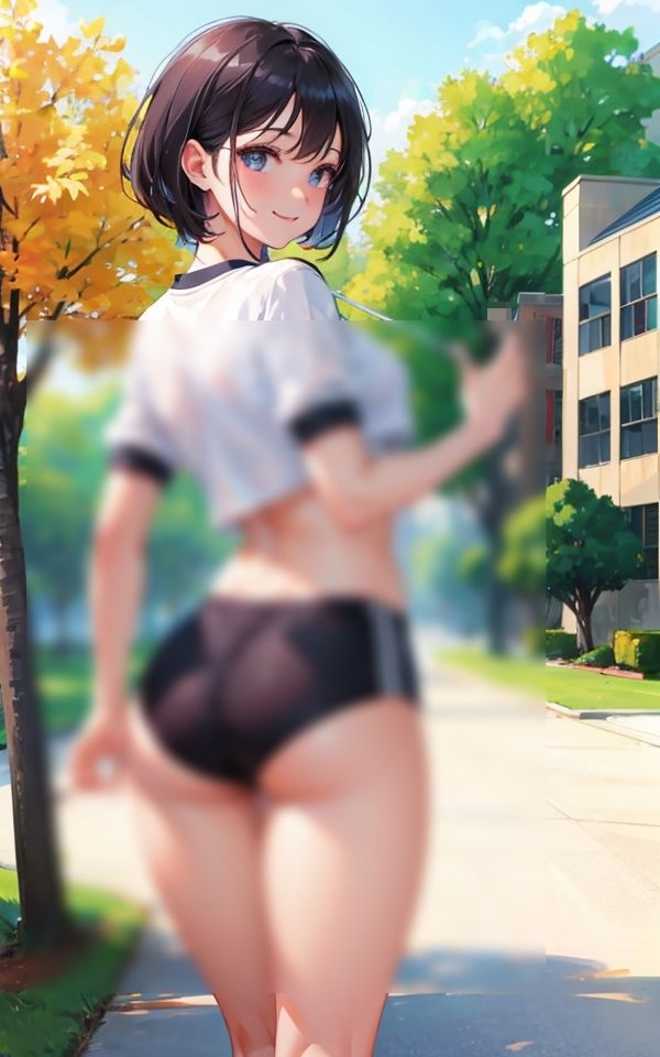 サンプル画像4:体操服とブルマ 〜結構恥ずかしいね〜(AIアート工房) [d_385671]