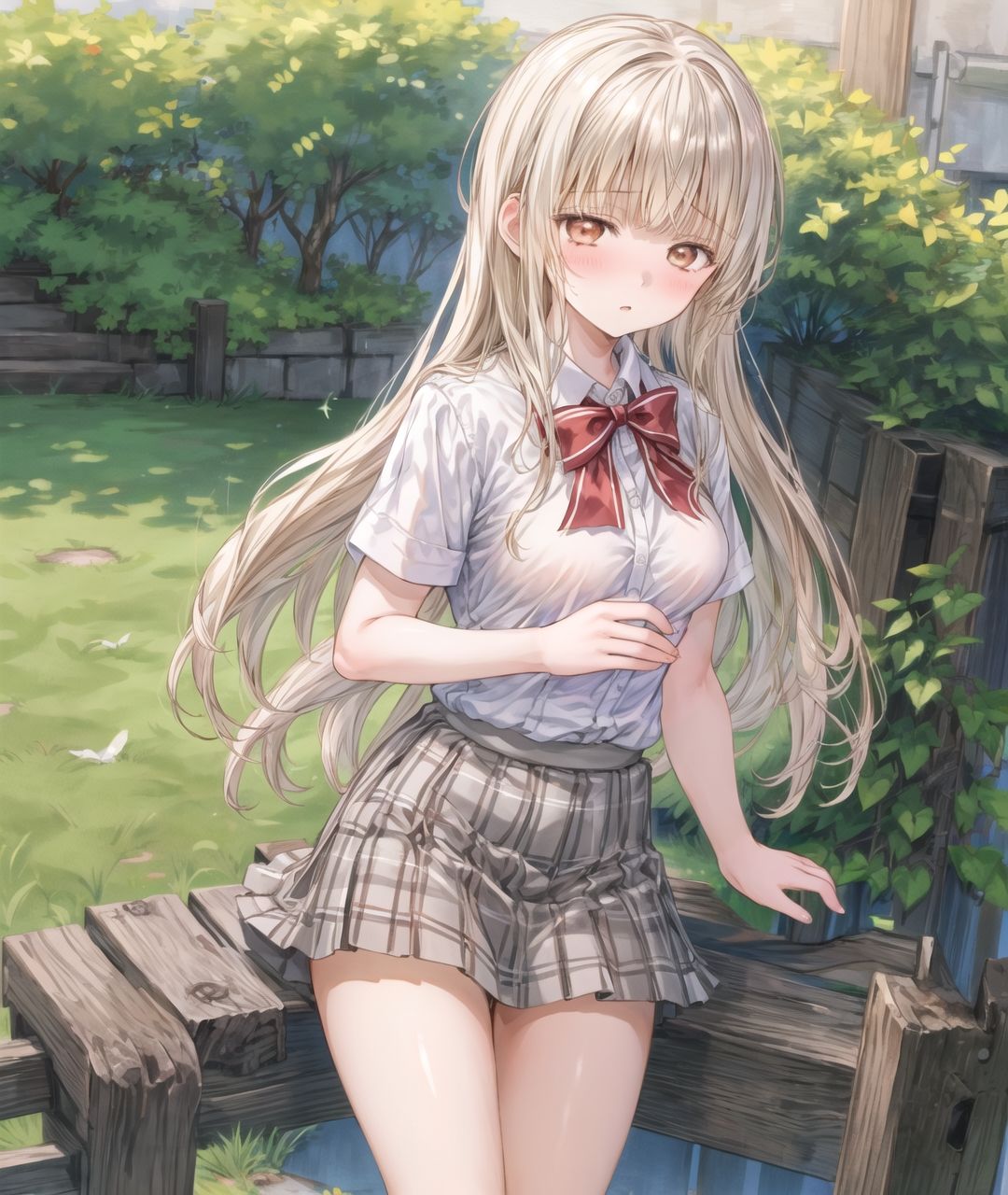 サンプル画像3:美少女たちのひととき・椎〇真昼（お隣の天使様）(Aark) [d_385675]