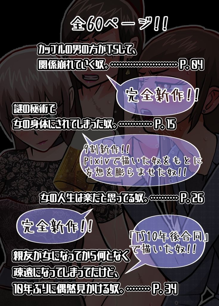 サンプル画像1:TSしたことで、今まで積み上げてきたものが全て崩壊する奴。(佐竹五郎記念館) [d_385712]