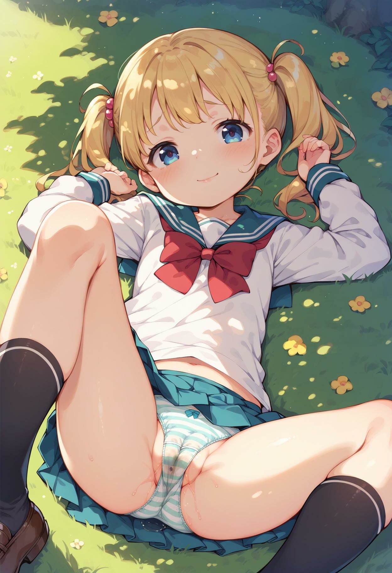 サンプル画像3:制服ロリのオマンコ食い込み汚パンティ(AI_Shiteru) [d_385714]