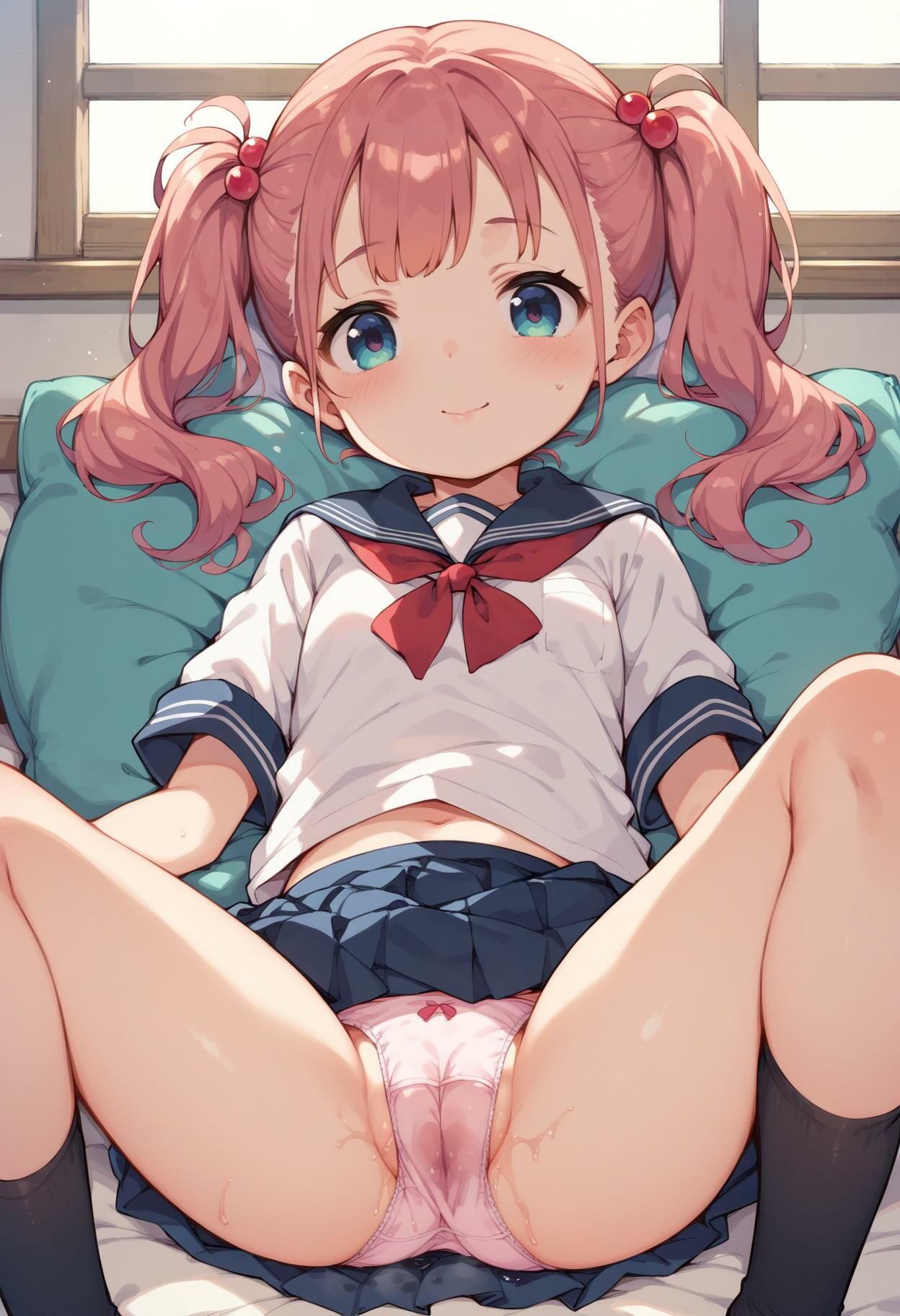 サンプル画像5:制服ロリのオマンコ食い込み汚パンティ(AI_Shiteru) [d_385714]