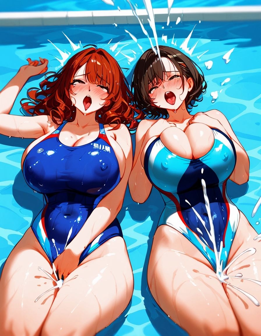 サンプル画像4:ふたりで絶頂 競泳水着編(えーあい書房) [d_385771]