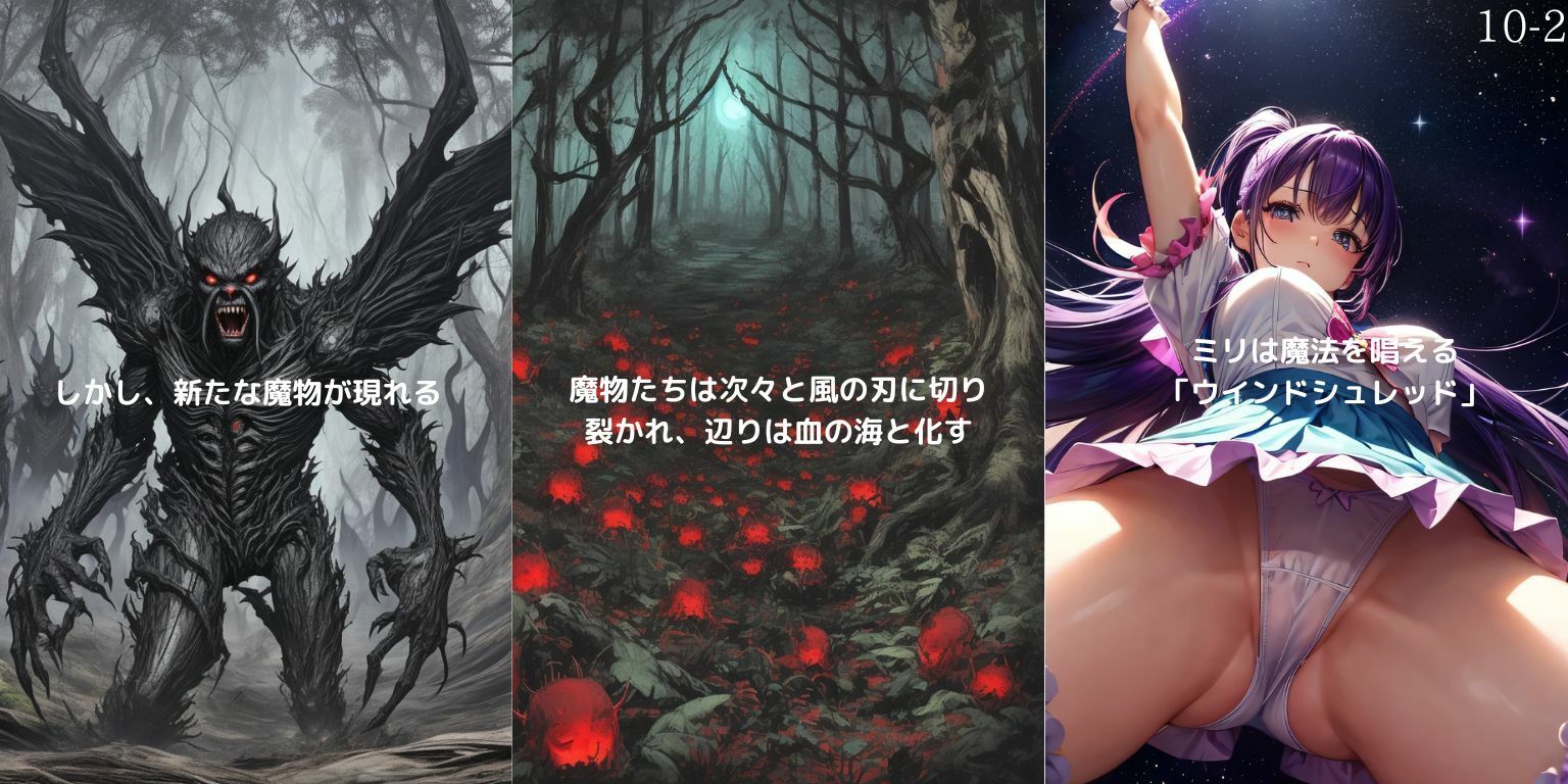 サンプル画像2:III 魔神少女ミリ 覚醒 犯●れる度に強くなる 力と性の目覚め(KOC) [d_385795]