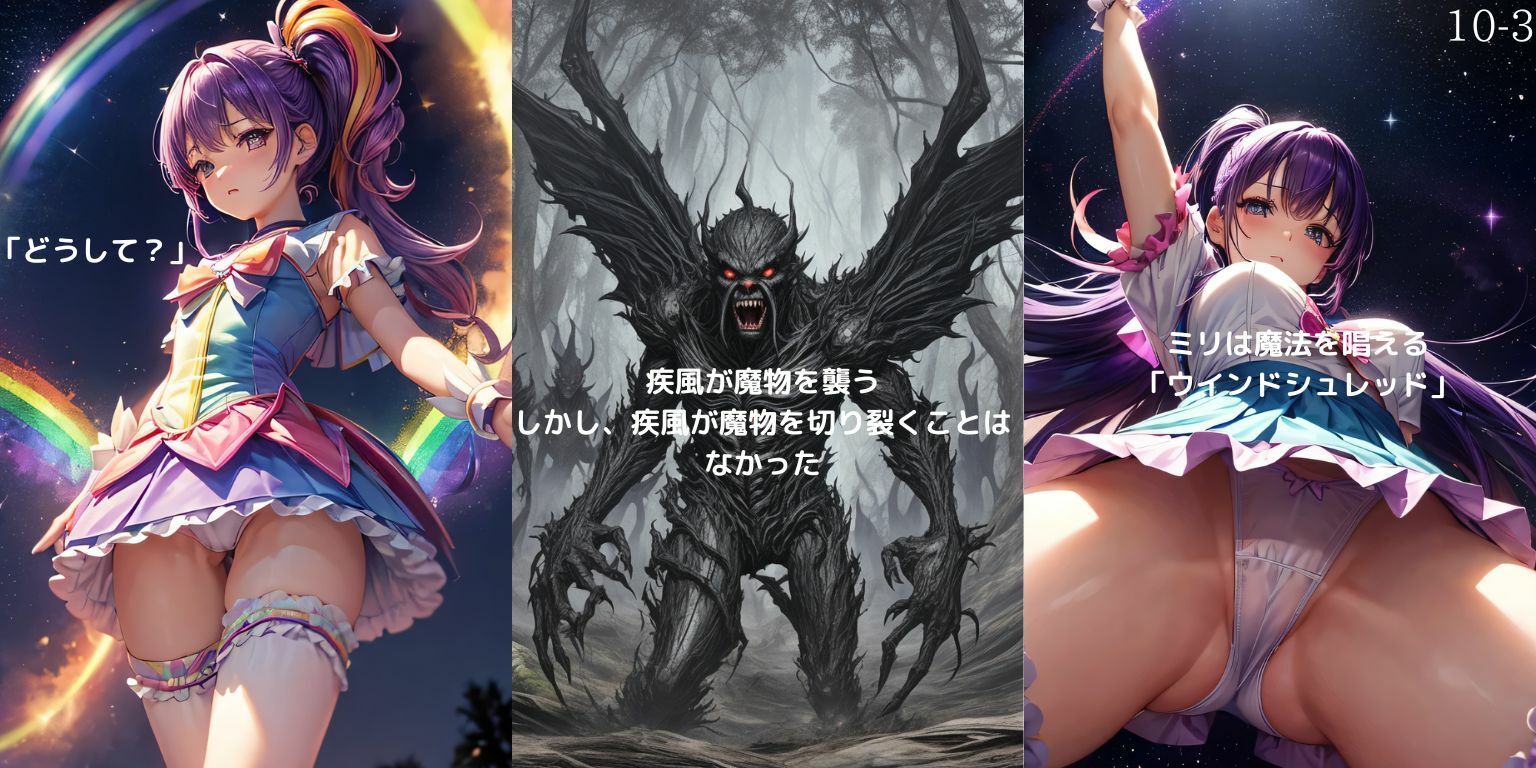 サンプル画像3:III 魔神少女ミリ 覚醒 犯●れる度に強くなる 力と性の目覚め(KOC) [d_385795]