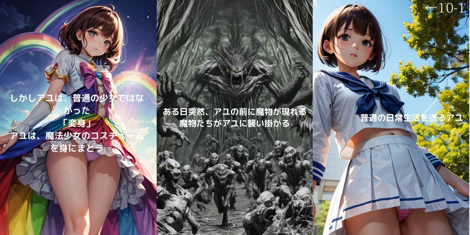 サンプル画像1:IV魔神少女アユ 覚醒 犯●れる度に強くなる 力と性の目覚め(KOC) [d_385801]