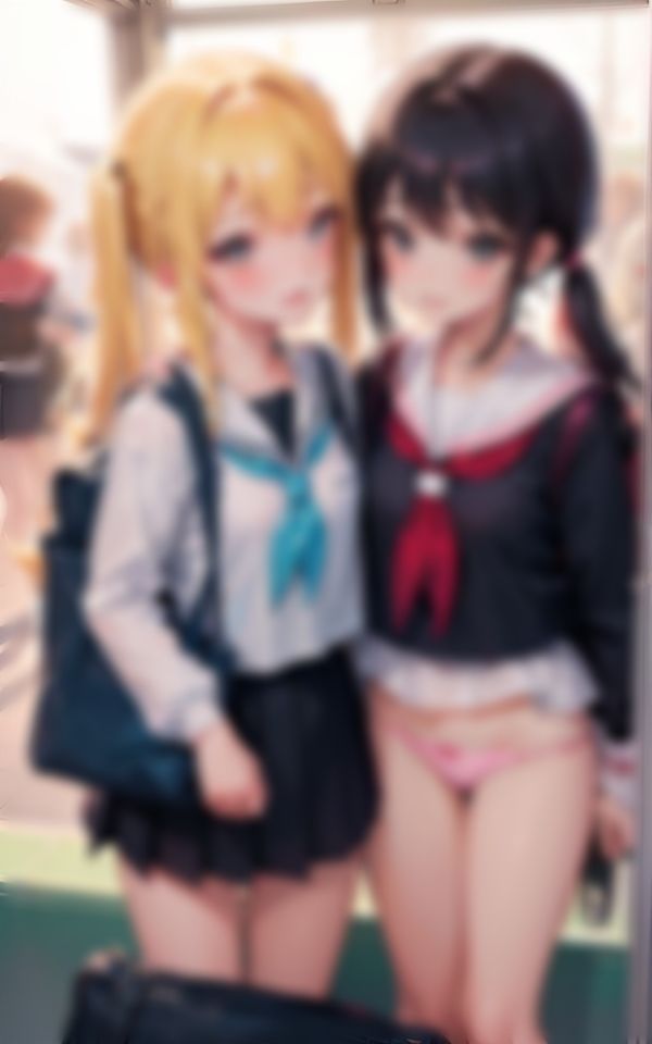 サンプル画像2:通学中に見せちゃう少女たちVOL.2(panpanyama＋2C) [d_385814]