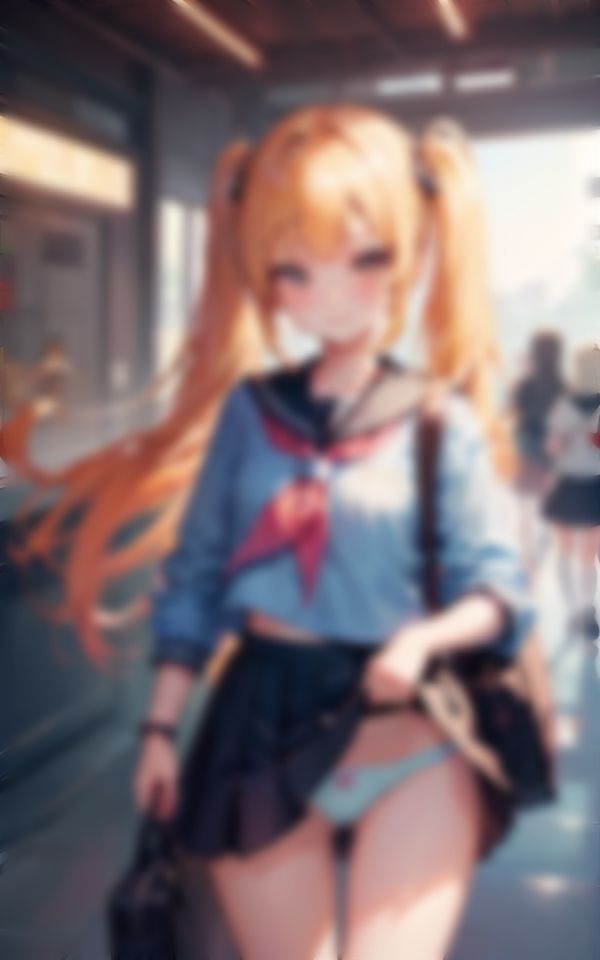 サンプル画像5:通学中に見せちゃう少女たちVOL.2(panpanyama＋2C) [d_385814]