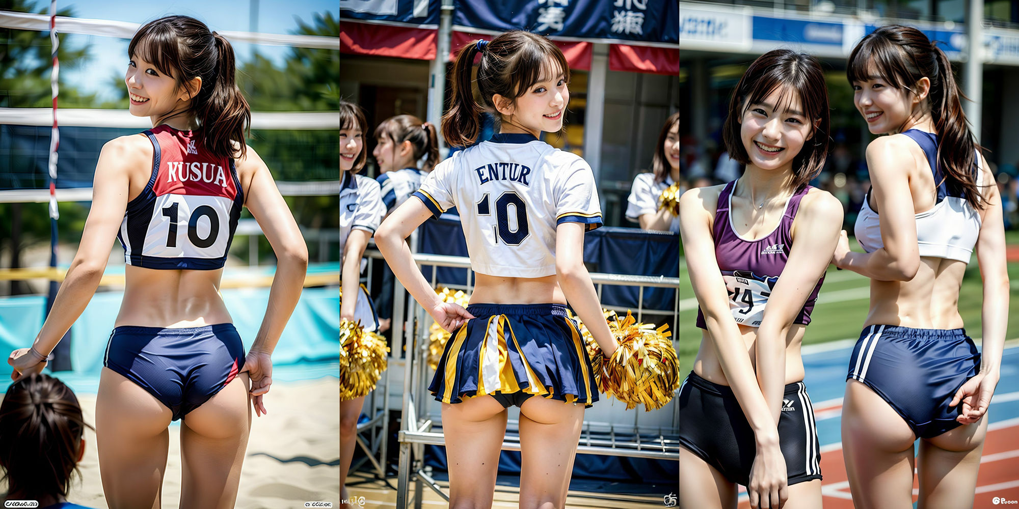 陸上！ チア！ バレー女子！ の狙われたバックアングル500pのサンプル画像 6