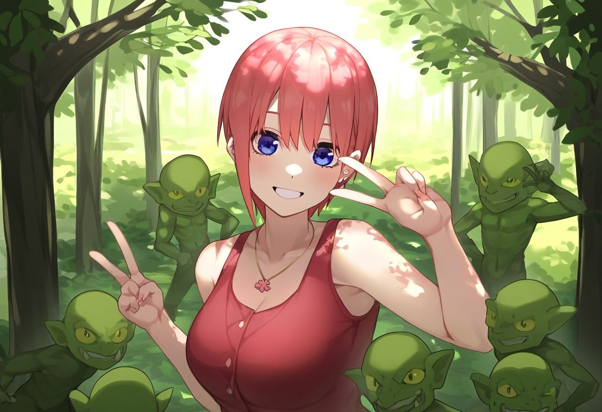 サンプル画像5:中野〇花/五等分の〇嫁 〜ゴブリンロードパック〜(ゴブリンの里) [d_385829]