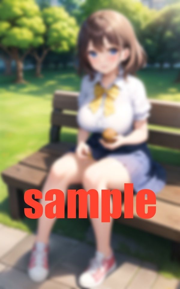 サンプル画像2:たこ焼き食らうお姉さん(松竹梅15) [d_385836]