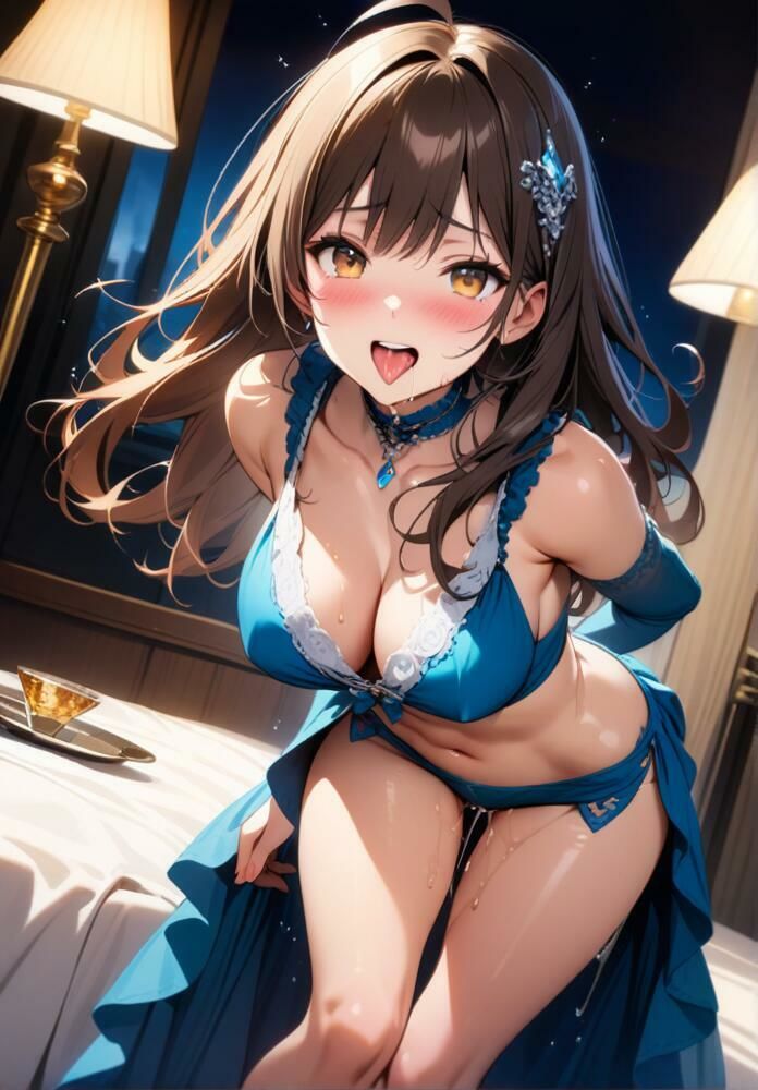 サンプル画像3:『エッチ大好き青ドレスの美女と三日三晩乱れまくった』(AIR) [d_385885]