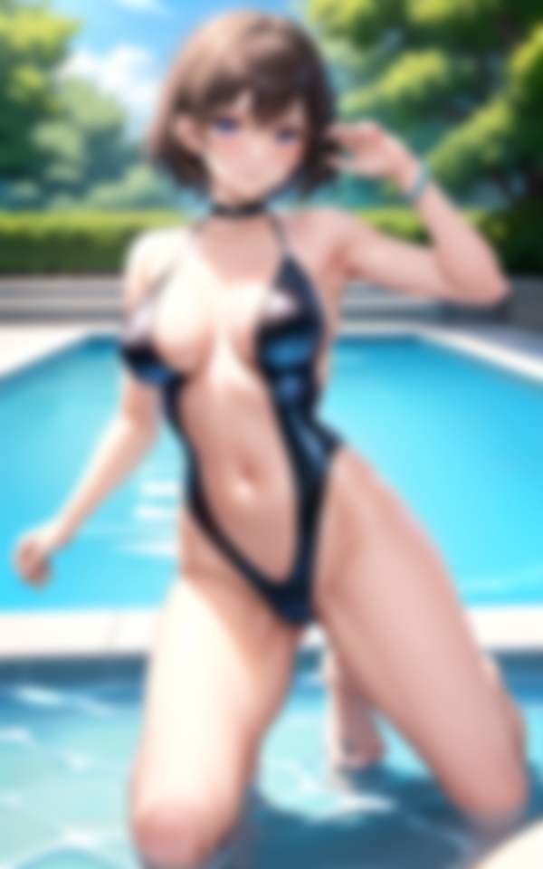 サンプル画像6:淫乱水泳部 こんな水着の生徒に我慢できるはずがない！(最高の妄想) [d_385890]