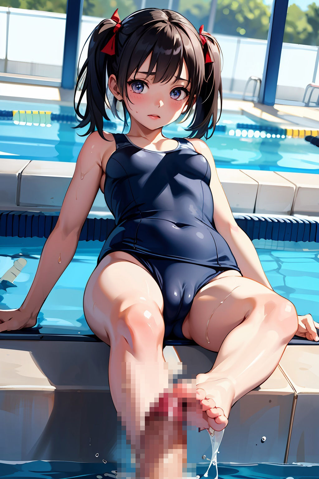 サンプル画像6:スク水CG集(お花見太郎) [d_385894]