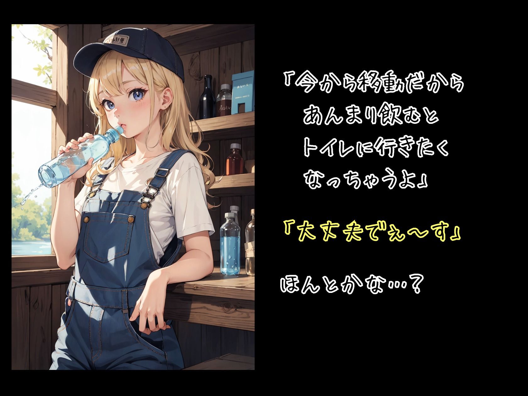 サンプル画像4:ハニートラップ ぶっかけ用CG集 野外放尿編(はちみつ本舗) [d_385957]