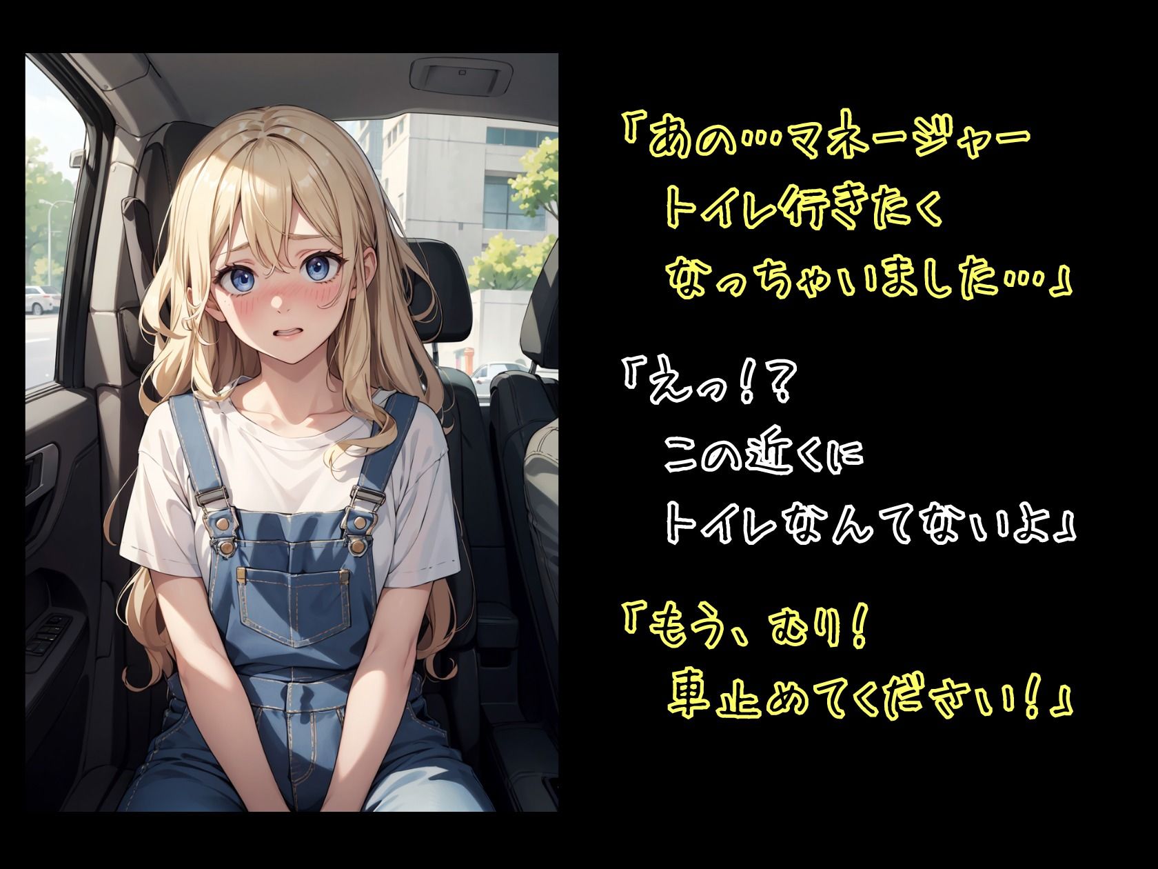 サンプル画像6:ハニートラップ ぶっかけ用CG集 野外放尿編(はちみつ本舗) [d_385957]