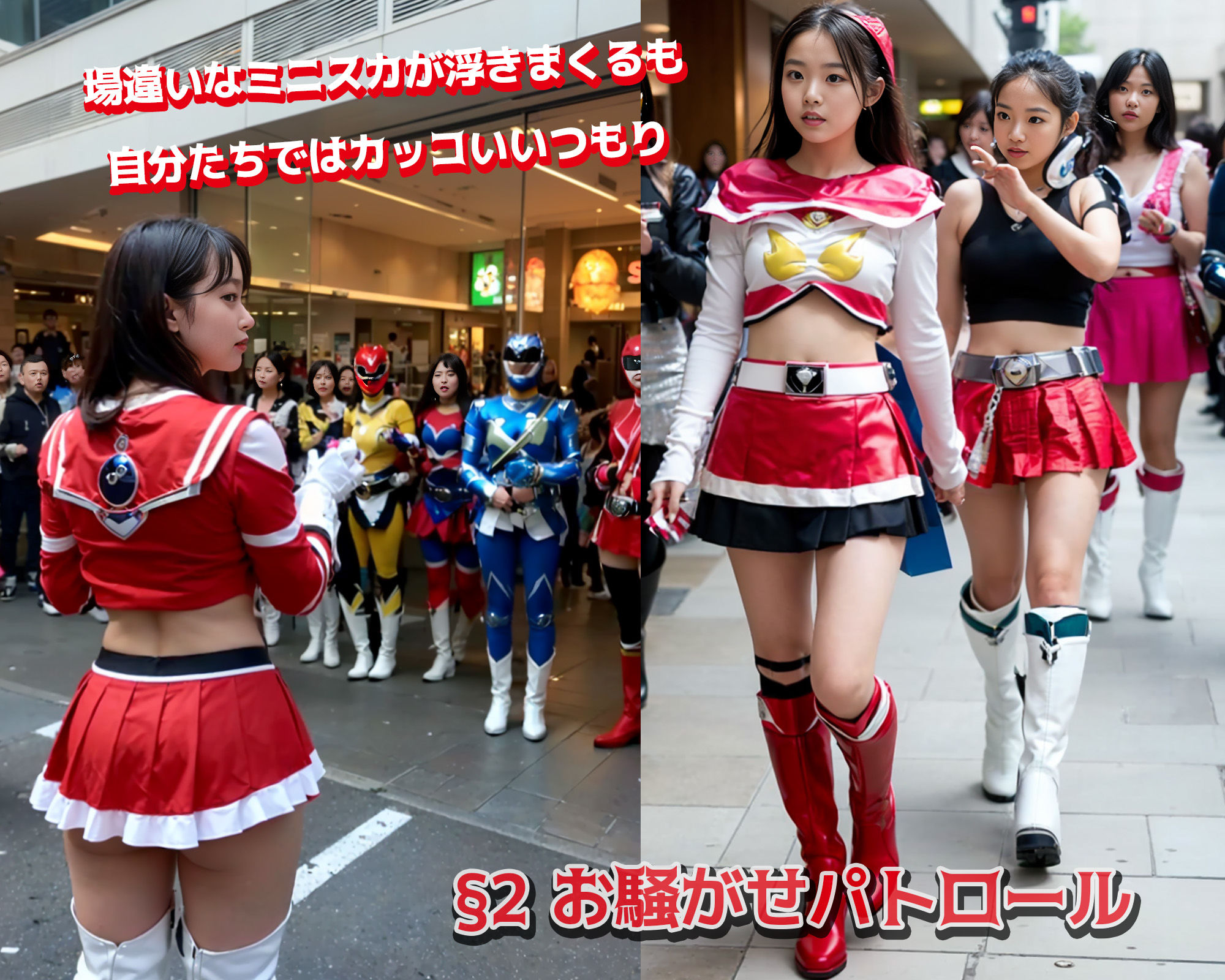 サンプル画像2:お芋ヒロイン 狙われた新人（捕まったヒロイン3）(道楽研究所) [d_386013]