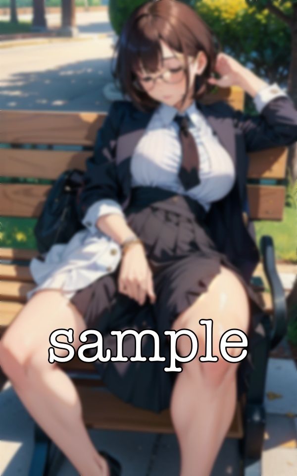 公園でナンパしてみた・・・眼鏡の推定Gカップ居眠りOLにナンパ突撃で成功！