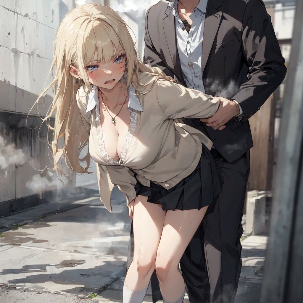 サンプル画像2:いつも挑発してくる金髪ギャルを犯してみた 03(AI friend) [d_386065]