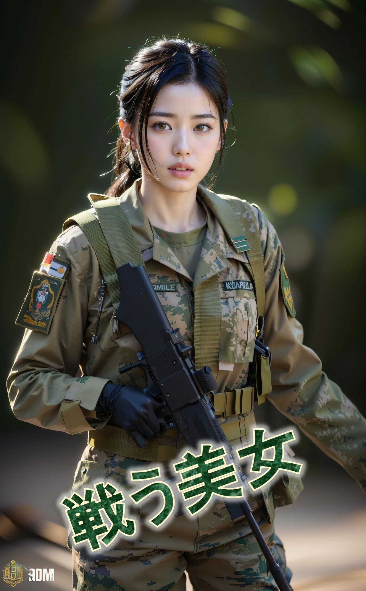 サンプル画像2:ミリタリー美女写真集(エロエロ委員) [d_386131]