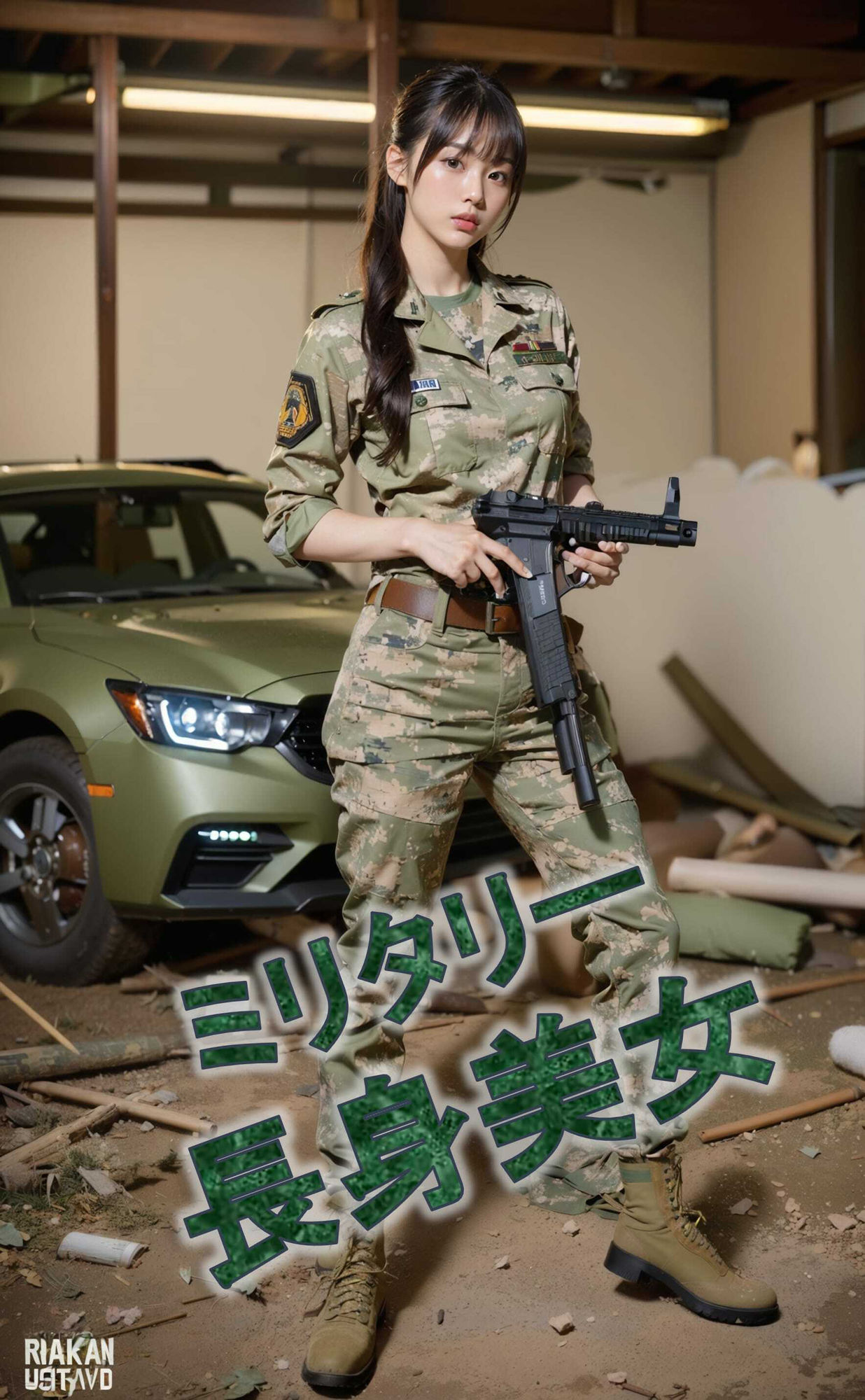 サンプル画像3:ミリタリー美女写真集(エロエロ委員) [d_386131]