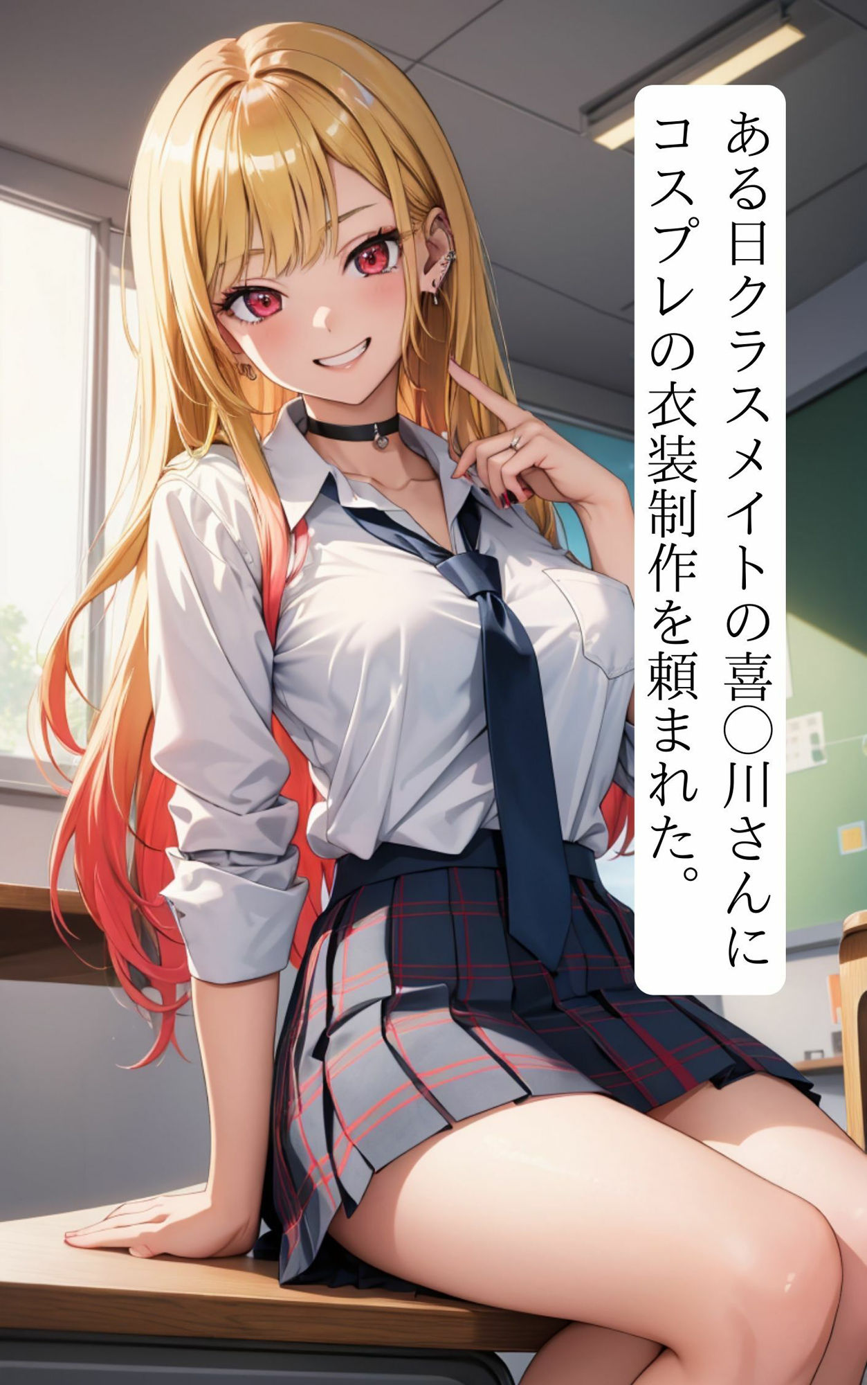 サンプル画像2:喜◯川さんと採寸中に勃起がバレてしまい絞られる！(HN研究所) [d_386171]