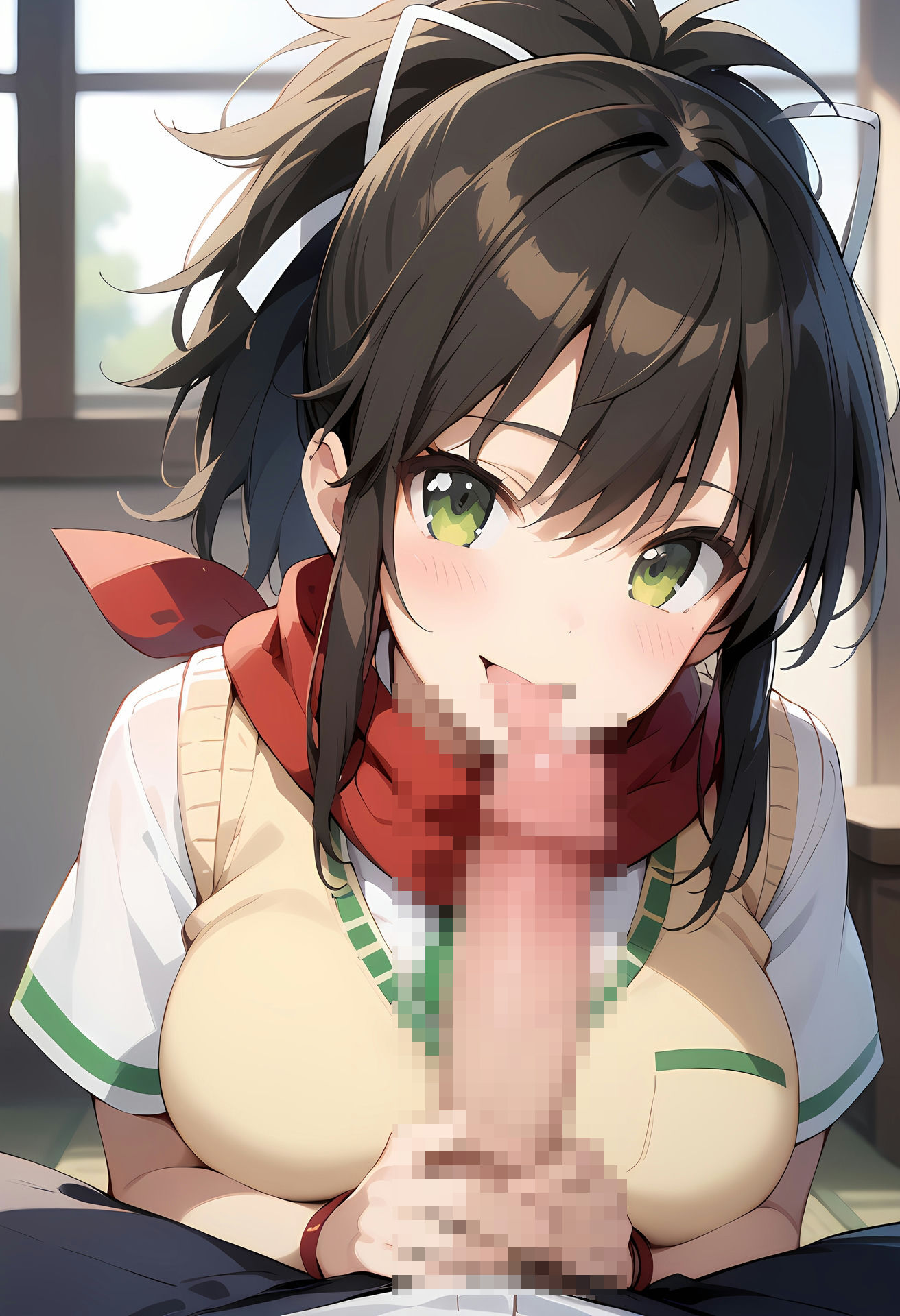 サンプル画像1:閃乱カ〇ラ 飛〇 コスプレえっち(den-ichi) [d_386196]