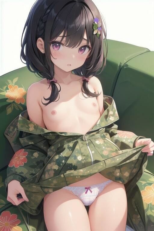 サンプル画像3:迷彩女子（捕虜）のえっち画像 〜ちっぱいの破廉恥ポーズ〜(えちねこ) [d_386220]