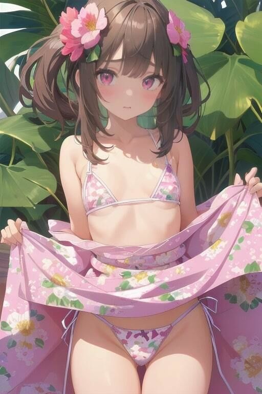 サンプル画像6:迷彩女子（捕虜）のえっち画像 〜ちっぱいの破廉恥ポーズ〜(えちねこ) [d_386220]