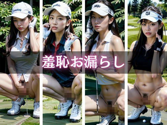 サンプル画像6:美人ゴルファー集合！Hなショット撮影会(AIシテルProject) [d_386246]