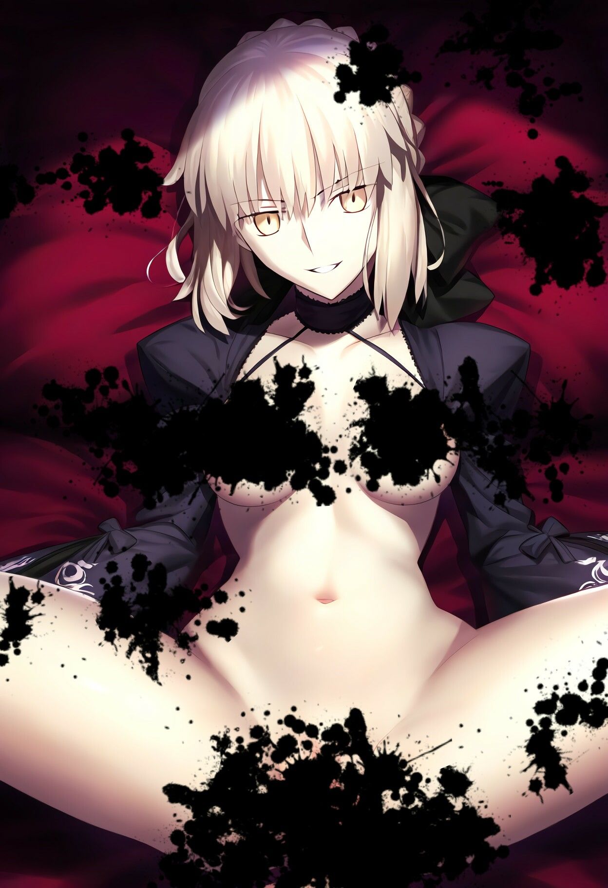 サンプル画像4:とある黒騎士の性事情(ある) [d_386379]