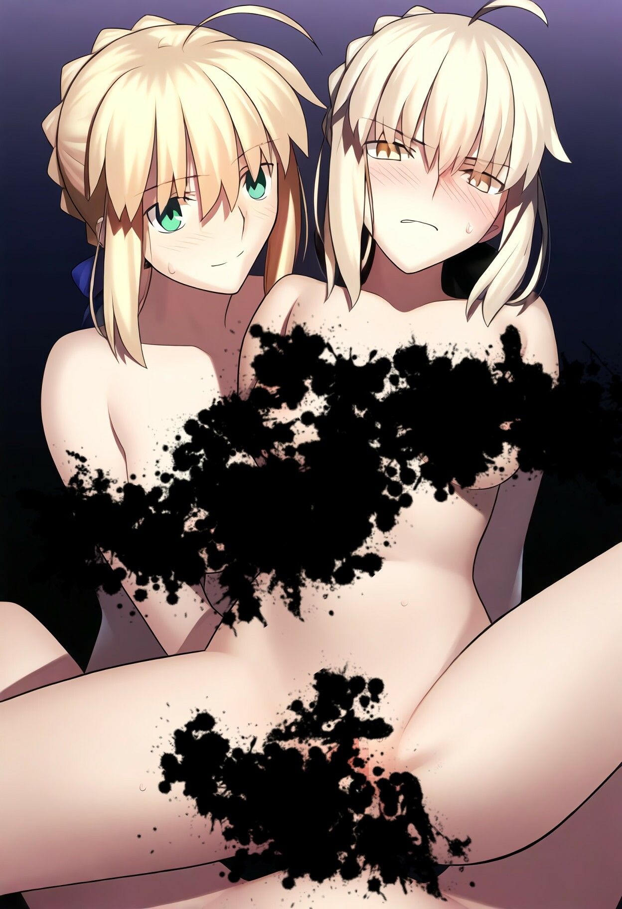 サンプル画像5:とある黒騎士の性事情(ある) [d_386379]