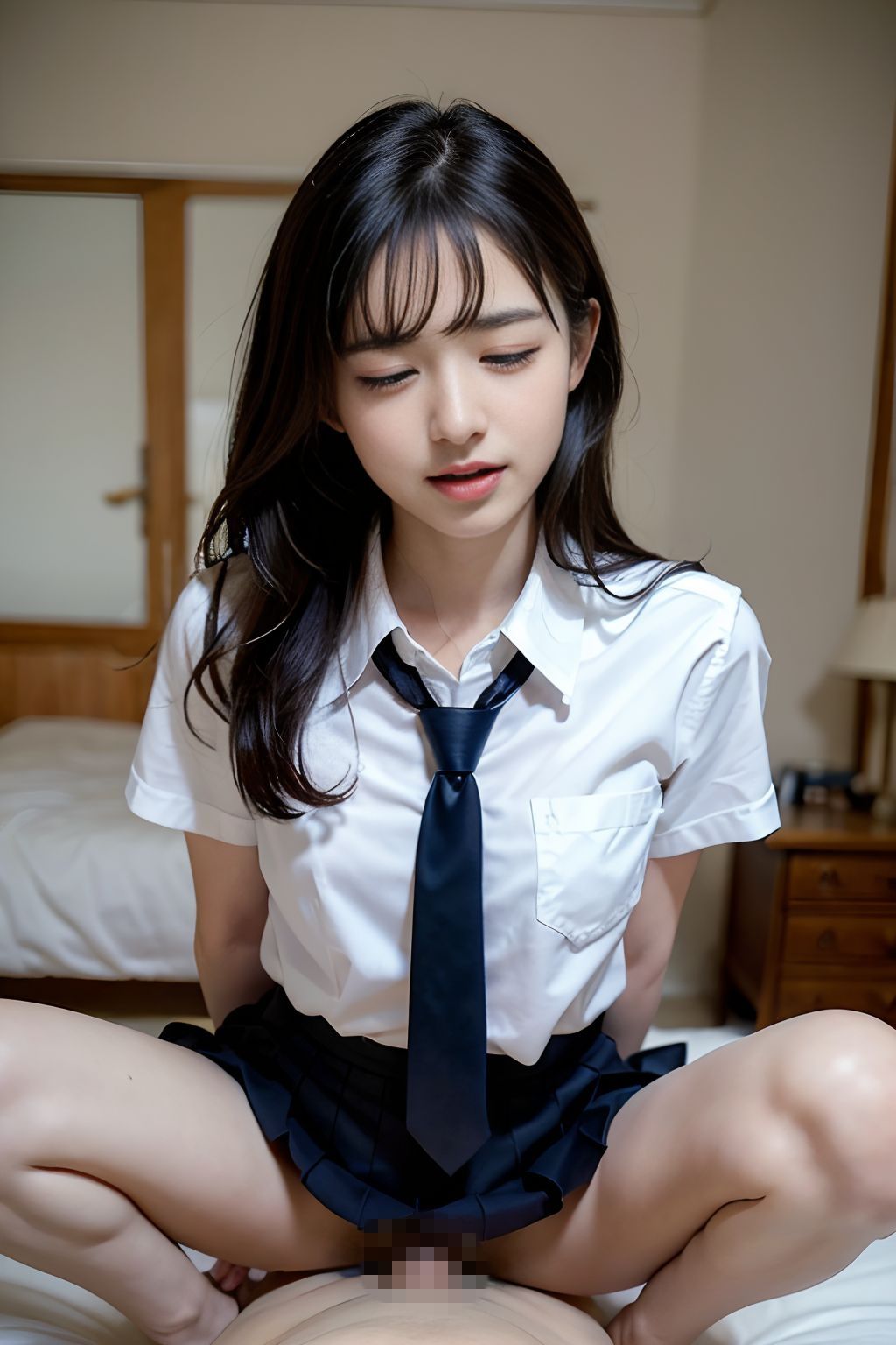 サンプル画像5:教師と女子○生。放課後のイケナイ関係。(AIの日常キリトリ研究所) [d_386480]