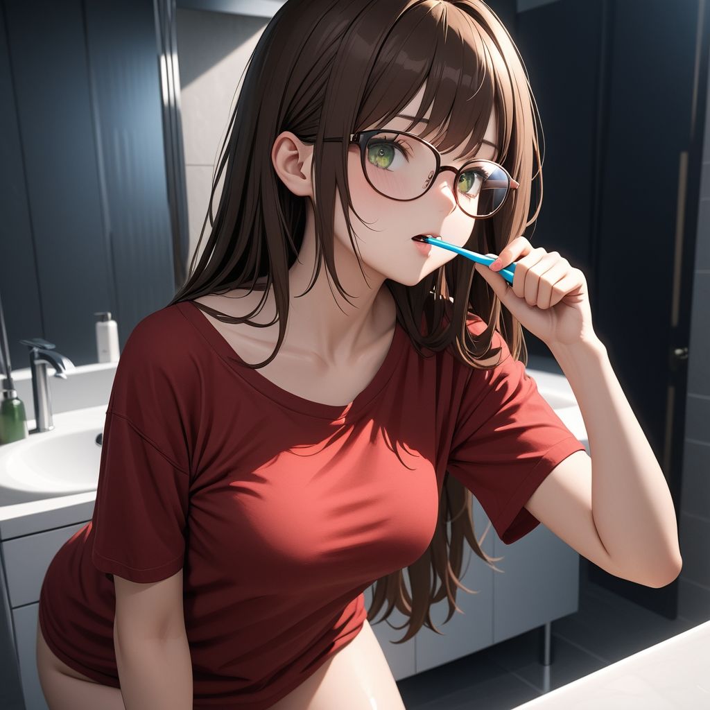 サンプル画像3:メガネっ娘の無防備な姿にムラムラ！すぐに脱がしたくなる気持ちを抑えて楽しむ時間。(ふりかけテキーラ) [d_386505]