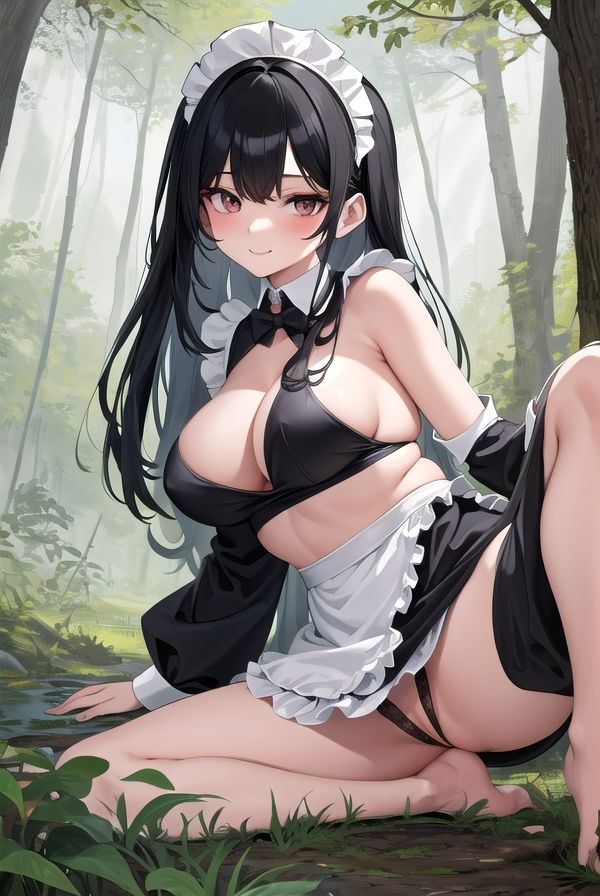 サンプル画像4:うちの変態メイドが今日も僕を誘ってきます(pino♪) [d_386672]