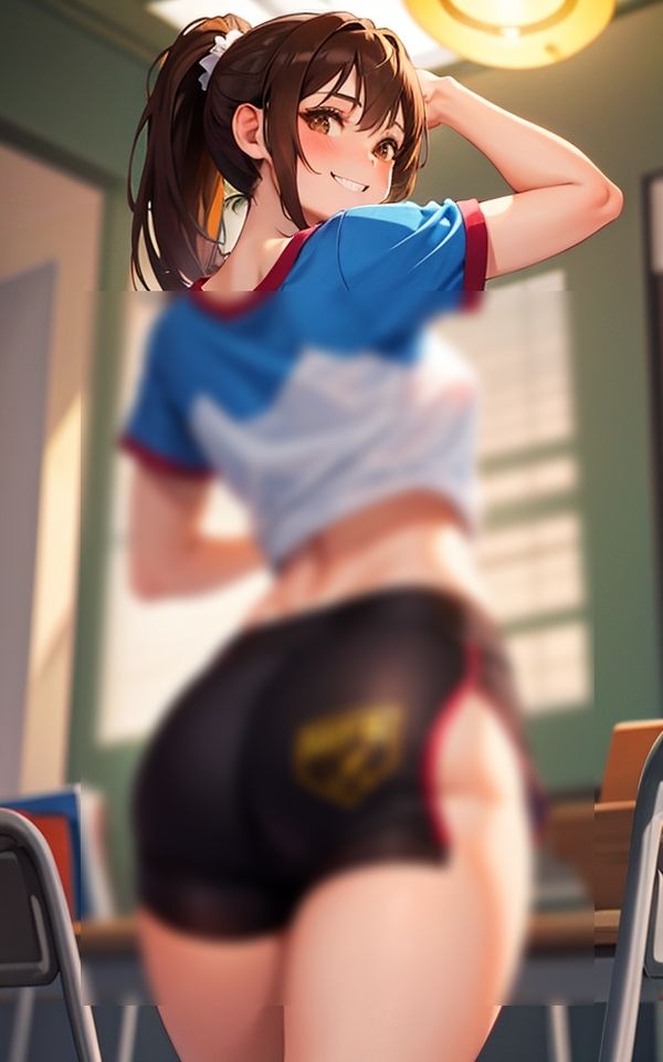 サンプル画像1:後ろから見るのが好きなの？(妄想ベジタリアン) [d_386673]