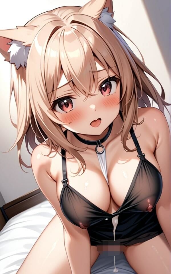 サンプル画像4:私のエッチな部分いっぱい見て下さい！ ネコミミ娘の誘惑(青空と青春) [d_386717]